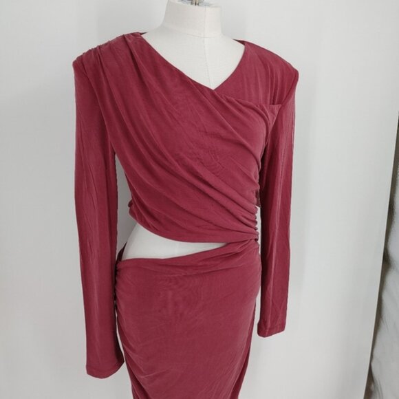 Bardot Rosa Ruched Mini Dress - Picture 2 of 5